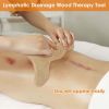 Wood Therapy Massage Tool Lymphatic Drainage Paddle Wooden Scraping Tools Therapy Massager- Hard Rock Health