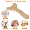 Wood Therapy Massage Tool Lymphatic Drainage Paddle Wooden Scraping Tools Therapy Massager