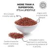 Pride Of India - Natural Red Royal Quinoa - 100% Bolivian Superior Grade Protein Rich Whole Grain